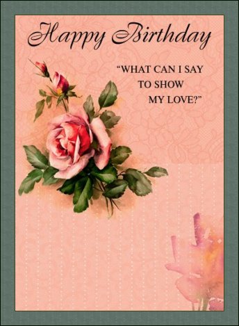 birthday card