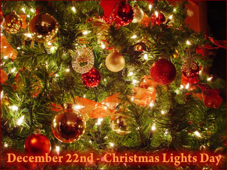 Dec. 22 - Christmas Lights Day