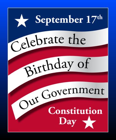 September 17 - Citizenship Day