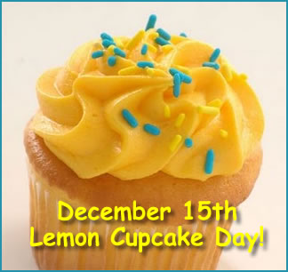 Dec. 15 - Lemon Cupcake Day